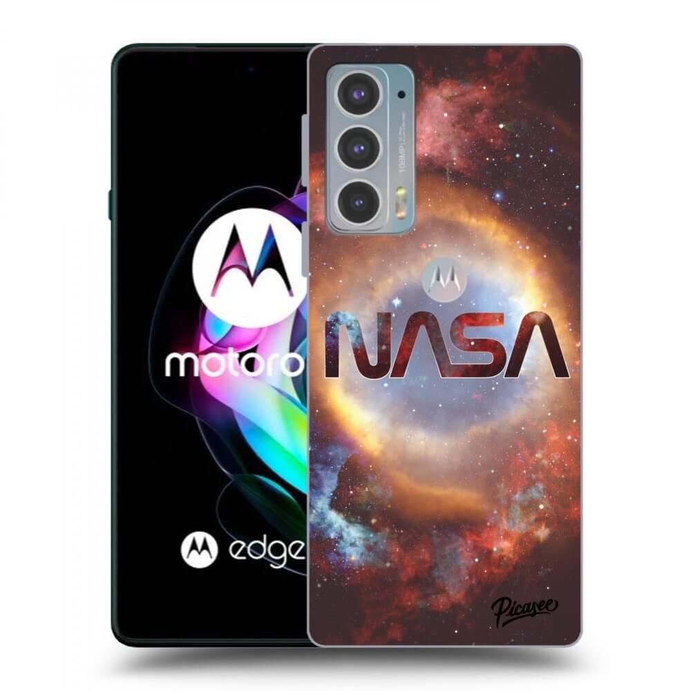 Picasee silikonový černý obal pro Motorola Edge 20 - Nebula