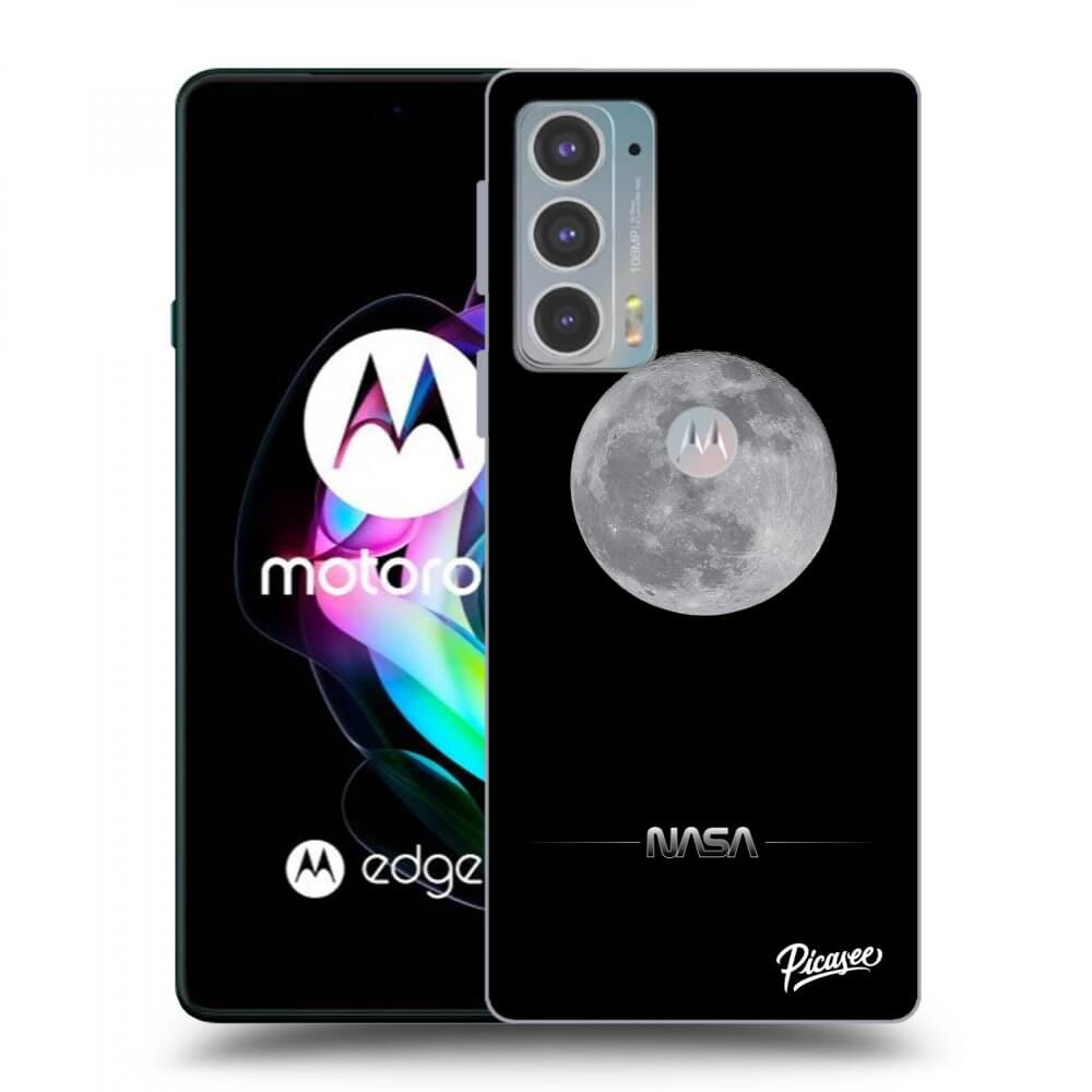 Picasee silikonový průhledný obal pro Motorola Edge 20 - Moon Minimal