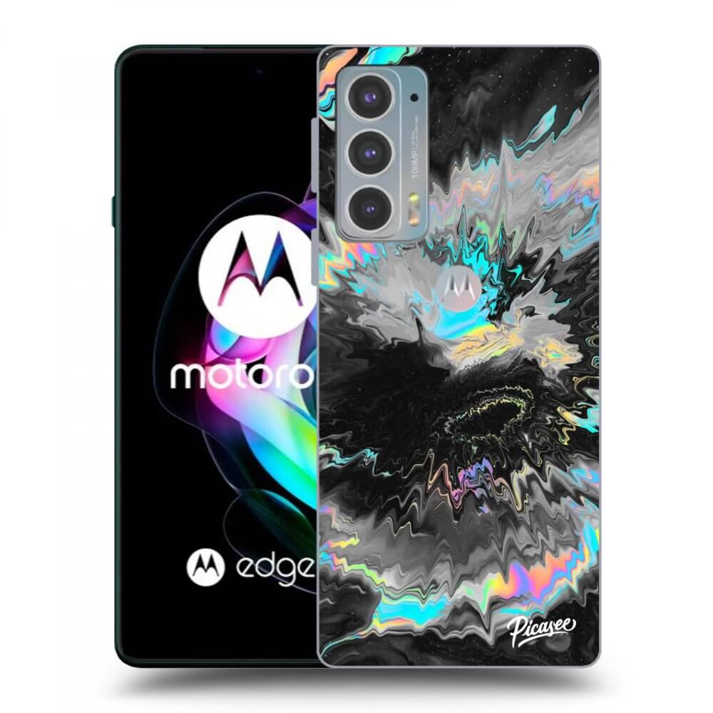 Picasee silikonový černý obal pro Motorola Edge 20 - Magnetic