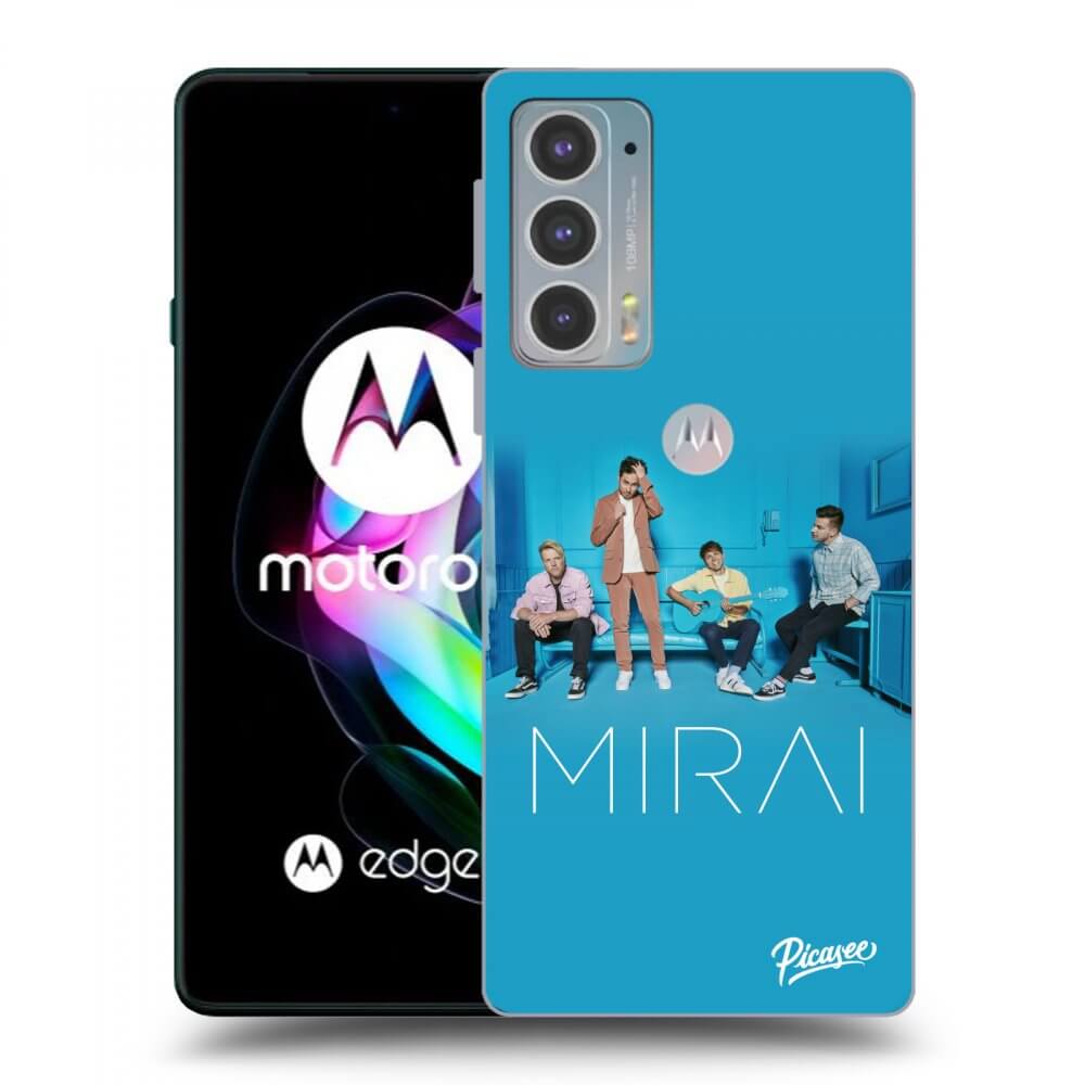 Picasee silikonový černý obal pro Motorola Edge 20 - Mirai - Blue