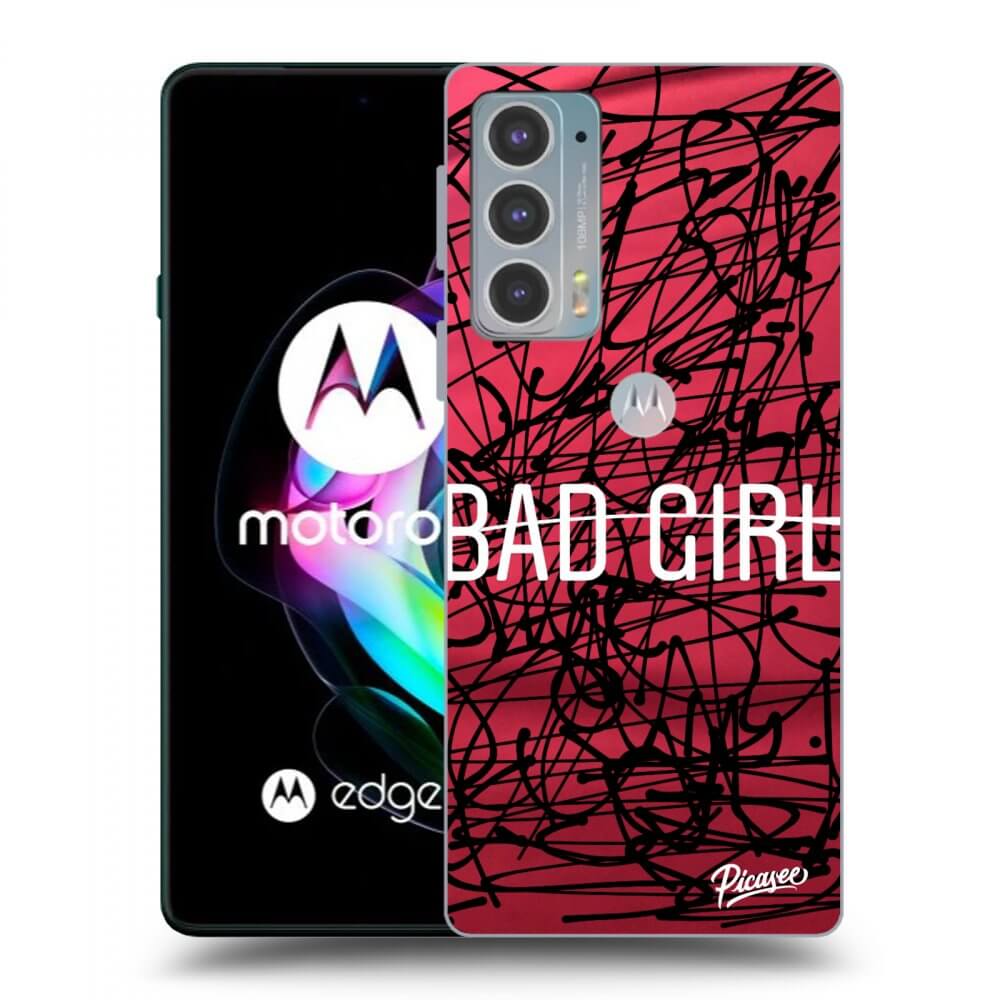 Silikonový černý Obal Pro Motorola Edge 20 - Bad Girl