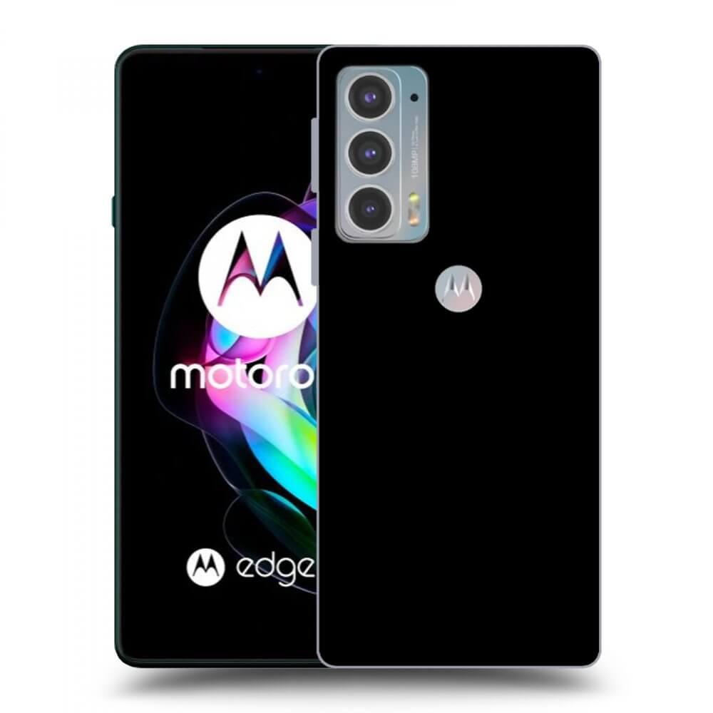 Picasee silikonový černý obal pro Motorola Edge 20 - Separ - Black On Black 1