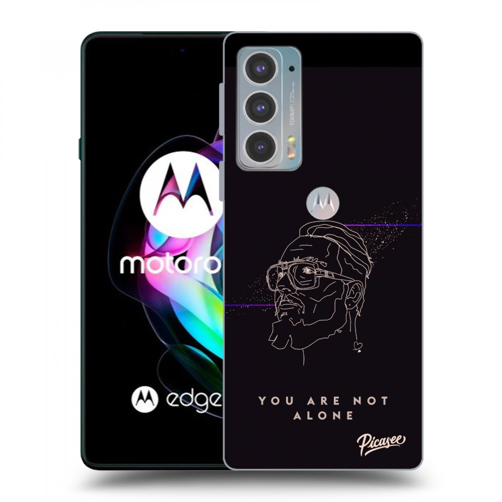 Picasee silikonový průhledný obal pro Motorola Edge 20 - You are not alone