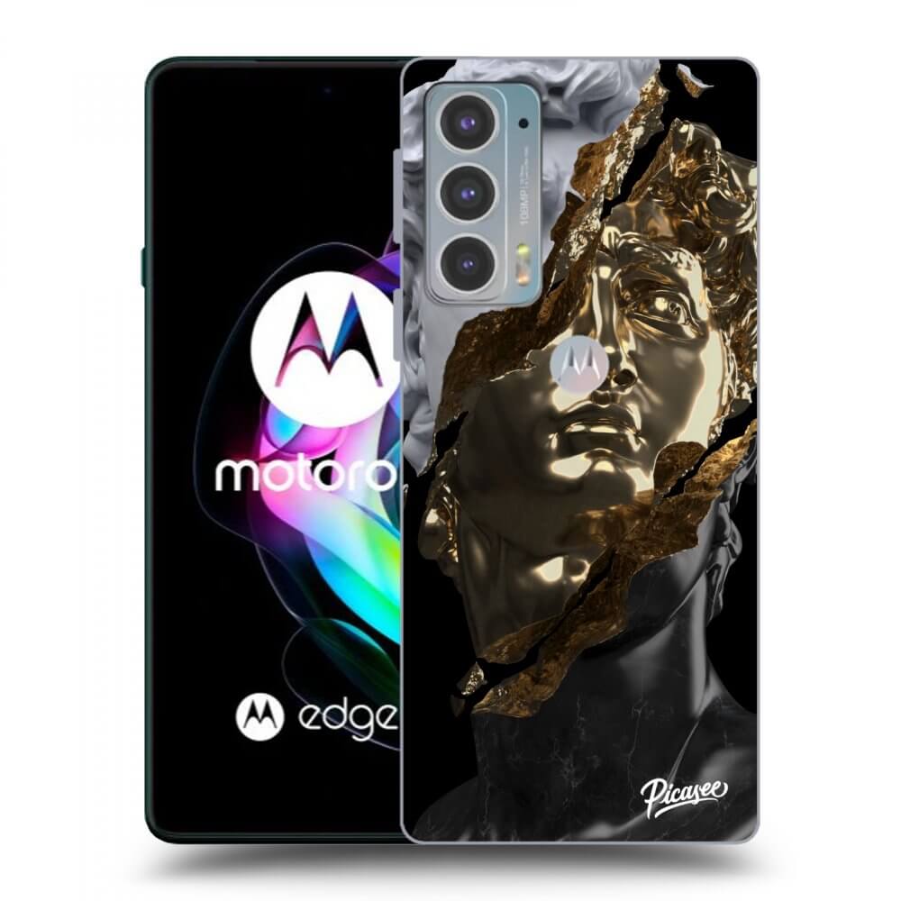 Picasee silikonový černý obal pro Motorola Edge 20 - Trigger