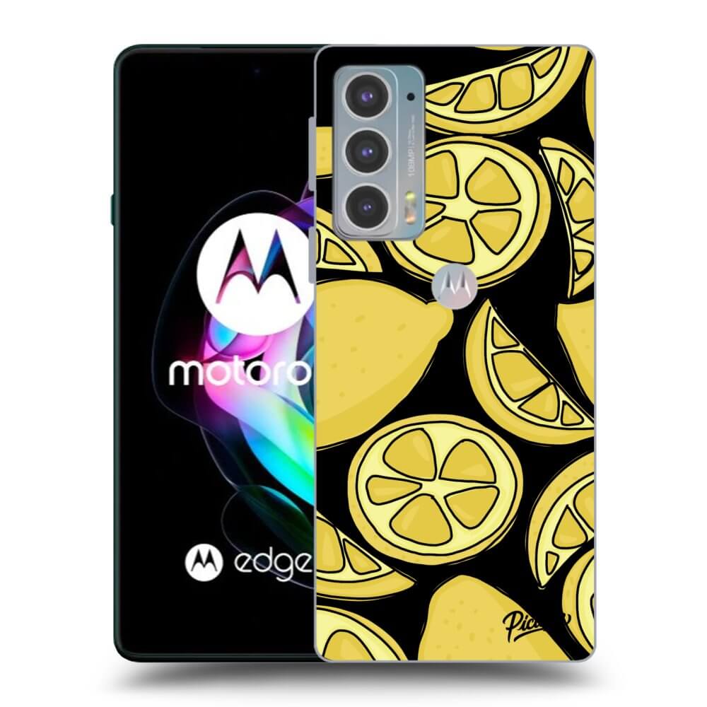 Silikonový černý Obal Pro Motorola Edge 20 - Lemon