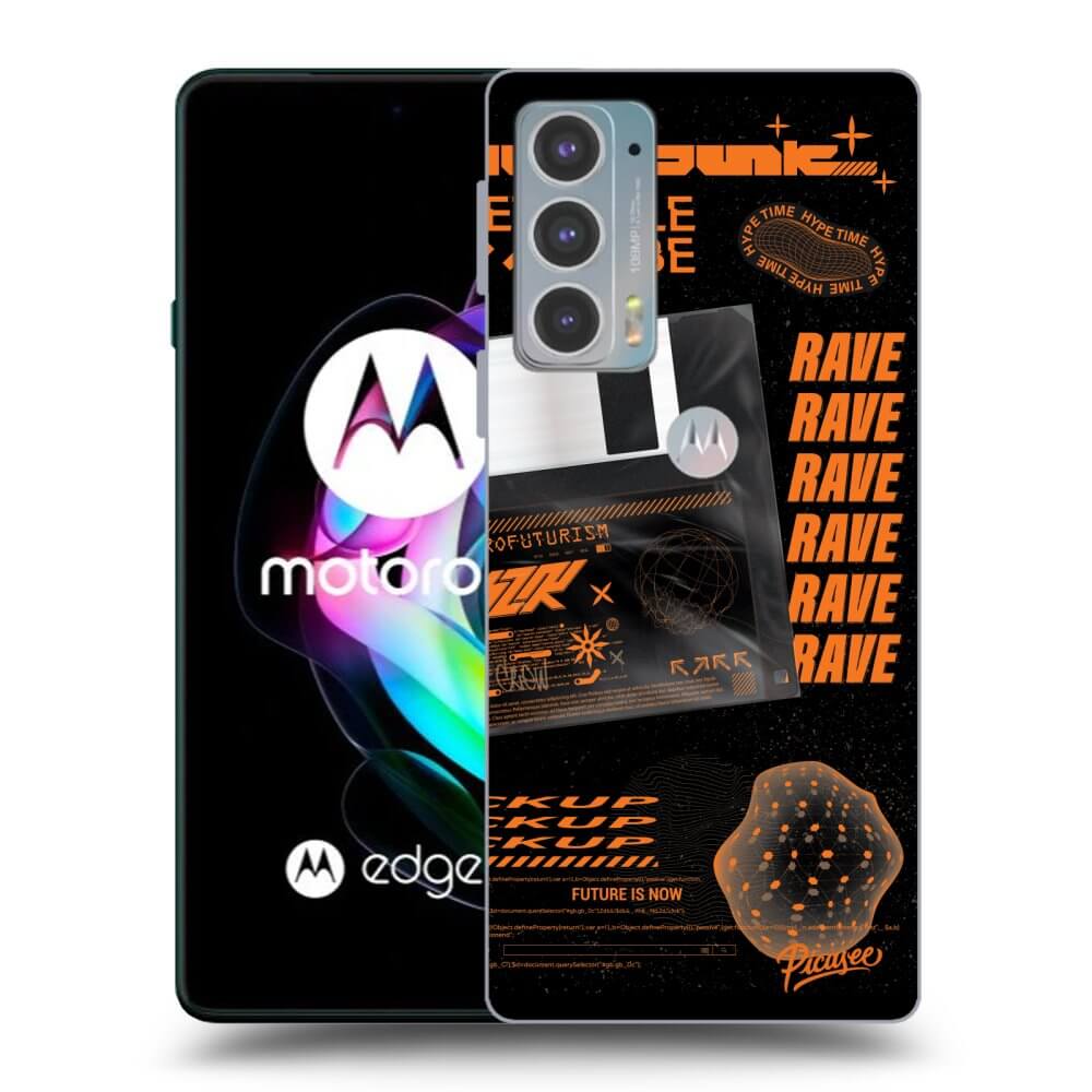 Picasee silikonový černý obal pro Motorola Edge 20 - RAVE