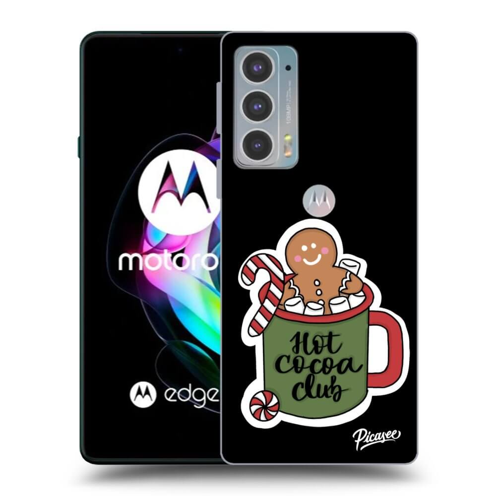 Silikonový černý Obal Pro Motorola Edge 20 - Hot Cocoa Club