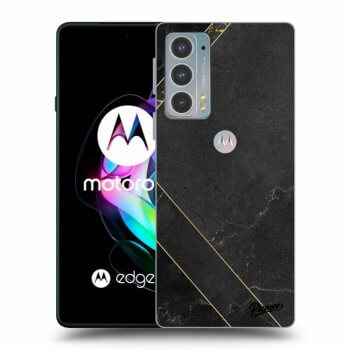 Obal pro Motorola Edge 20 - Black tile