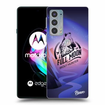Picasee silikonový černý obal pro Motorola Edge 20 - Wolf