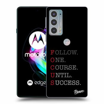 Picasee silikonový černý obal pro Motorola Edge 20 - Focus
