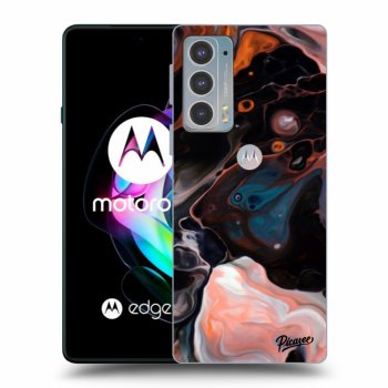 Picasee silikonový černý obal pro Motorola Edge 20 - Cream