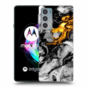 Obal pro Motorola Edge 20 - Black Gold 2
