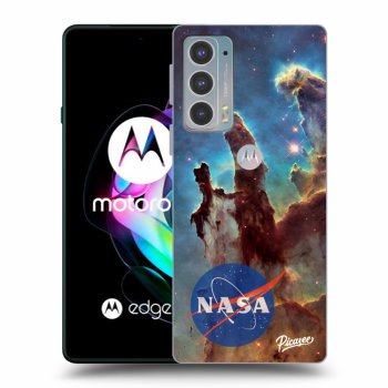 Picasee silikonový černý obal pro Motorola Edge 20 - Eagle Nebula