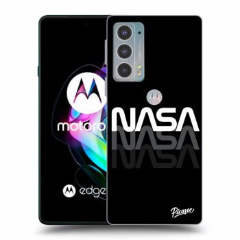Picasee silikonový černý obal pro Motorola Edge 20 - NASA Triple