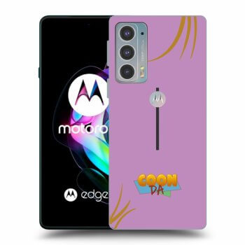 Picasee silikonový černý obal pro Motorola Edge 20 - COONDA růžovka