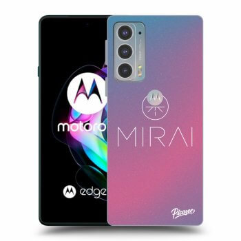 Picasee silikonový černý obal pro Motorola Edge 20 - Mirai - Logo