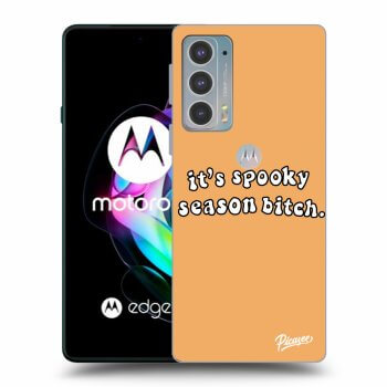 Picasee silikonový černý obal pro Motorola Edge 20 - Spooky season