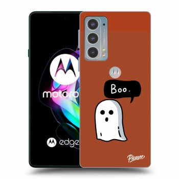 Picasee silikonový černý obal pro Motorola Edge 20 - Boo