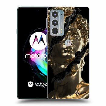 Picasee silikonový černý obal pro Motorola Edge 20 - Golder