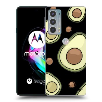Picasee silikonový černý obal pro Motorola Edge 20 - Avocado