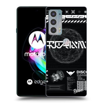 Picasee silikonový černý obal pro Motorola Edge 20 - BLACK DISCO