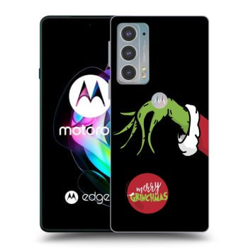 Picasee silikonový černý obal pro Motorola Edge 20 - Grinch