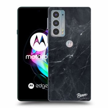 Obal pro Motorola Edge 20 - Black marble