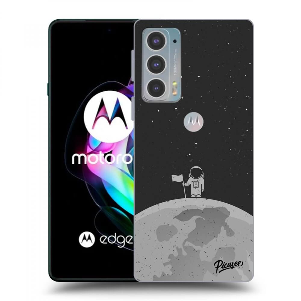 Picasee silikonový průhledný obal pro Motorola Edge 20 - Astronaut