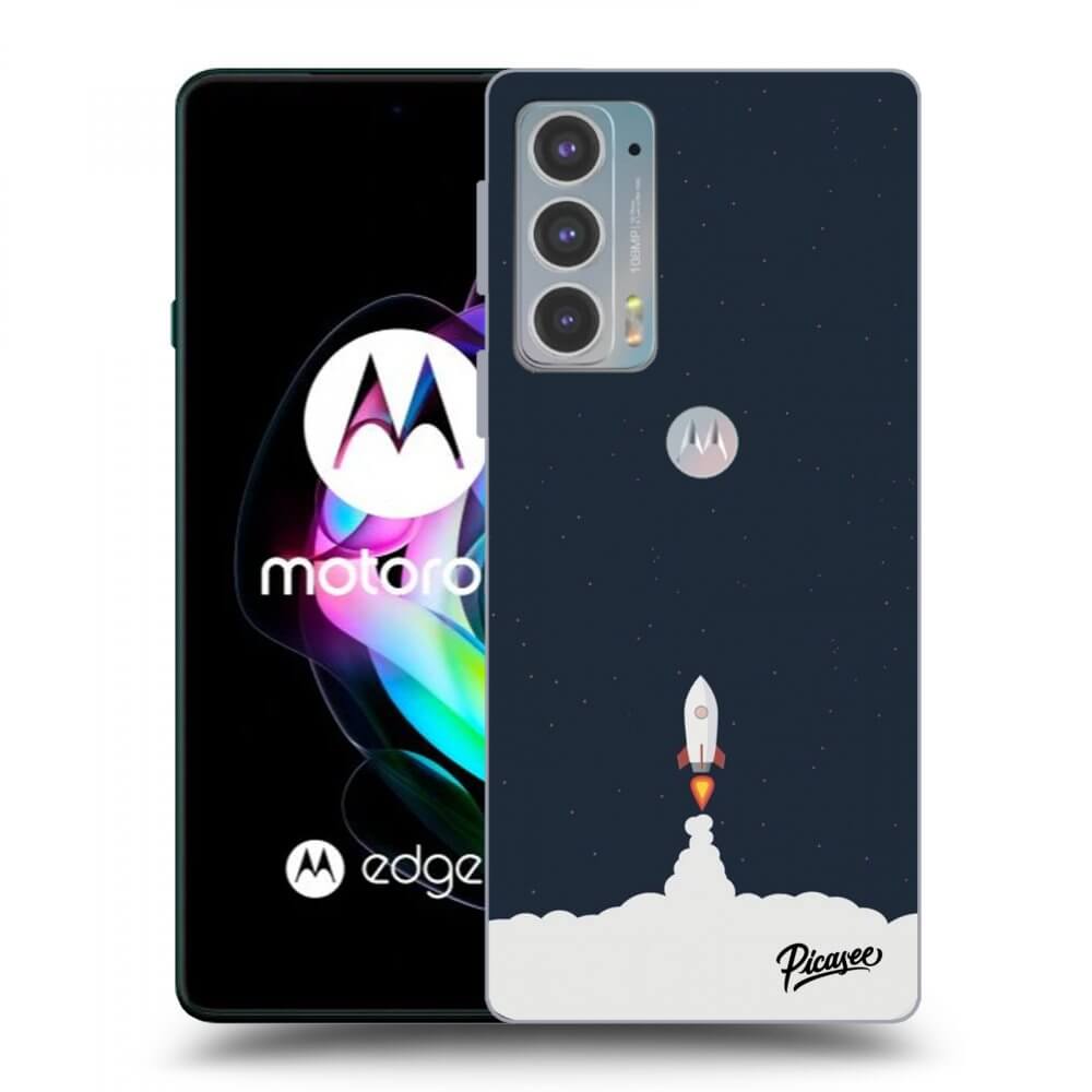 Picasee silikonový černý obal pro Motorola Edge 20 - Astronaut 2