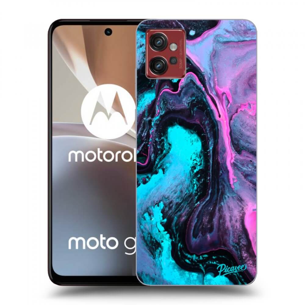 Picasee silikonový černý obal pro Motorola Moto G32 - Lean 2