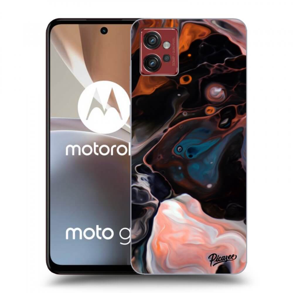 Picasee silikonový černý obal pro Motorola Moto G32 - Cream