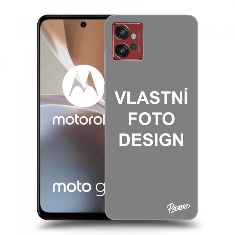 Picasee silikonový průhledný obal pro Motorola Moto G32 - Vlastní fotka/motiv