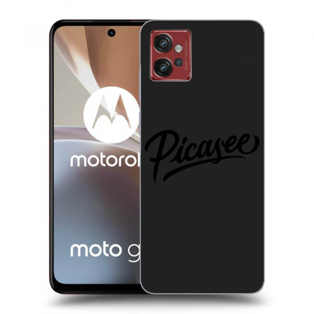 Silikonový černý Obal Pro Motorola Moto G32 - Picasee - Black