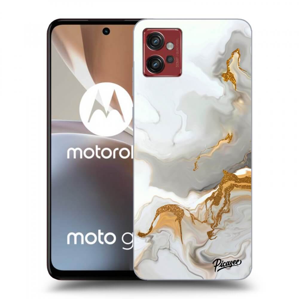 Picasee silikonový černý obal pro Motorola Moto G32 - Her