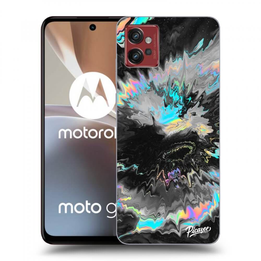 Picasee silikonový černý obal pro Motorola Moto G32 - Magnetic