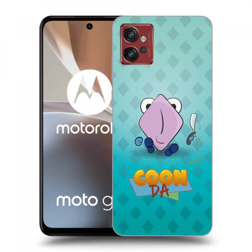 Picasee silikonový černý obal pro Motorola Moto G32 - COONDA holátko - světlá