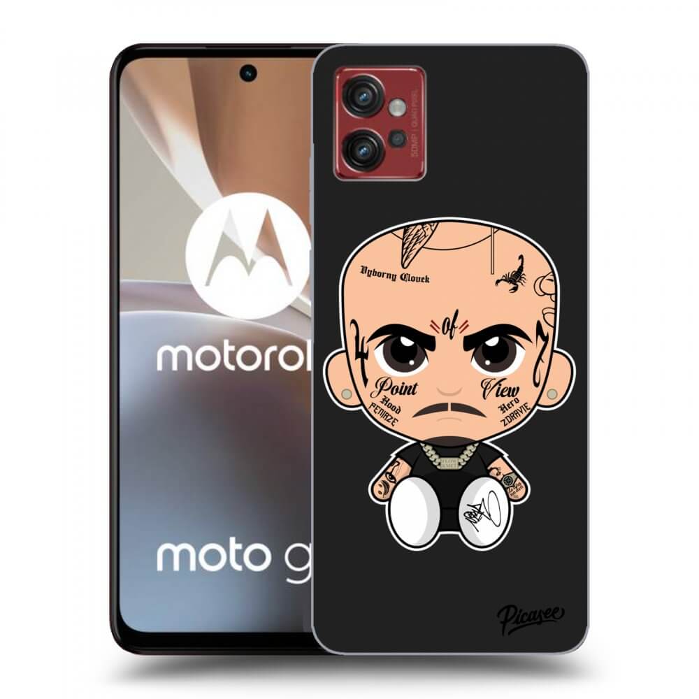 Picasee silikonový černý obal pro Motorola Moto G32 - Separ