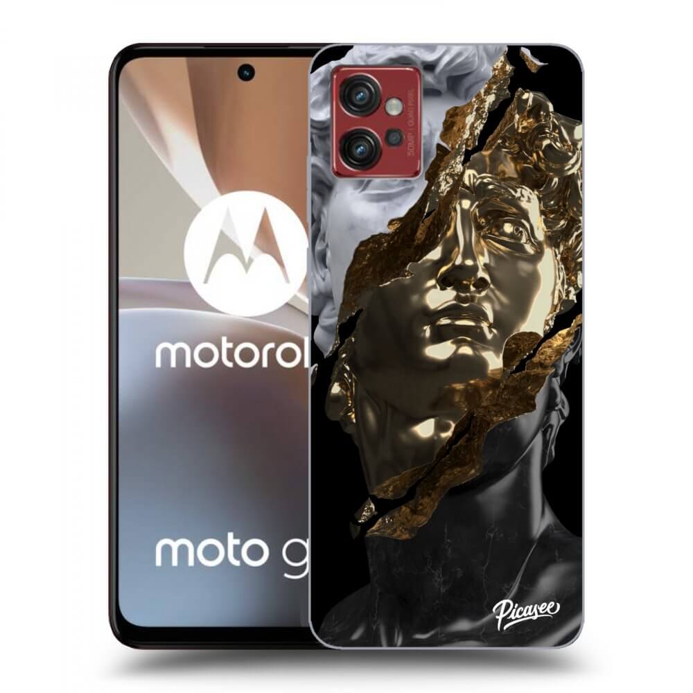 Picasee silikonový černý obal pro Motorola Moto G32 - Trigger