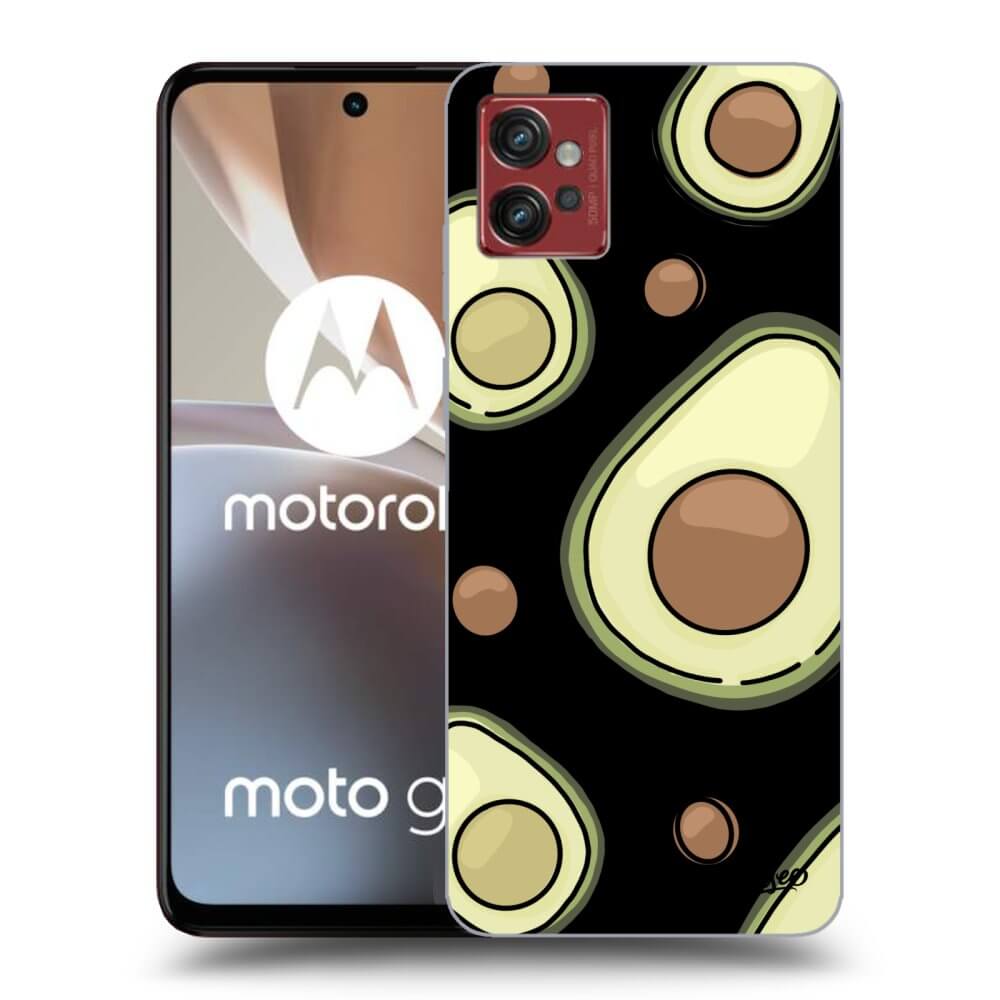 Picasee silikonový černý obal pro Motorola Moto G32 - Avocado