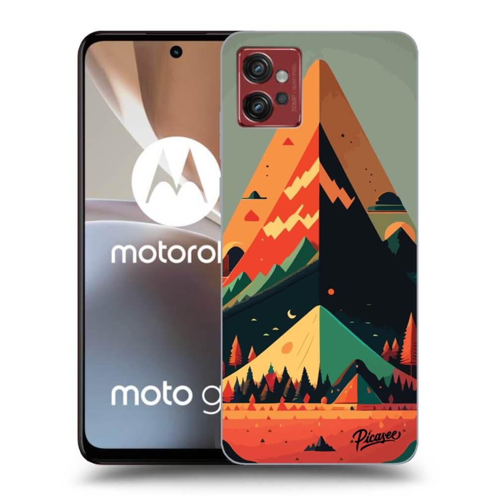 Picasee silikonový černý obal pro Motorola Moto G32 - Oregon