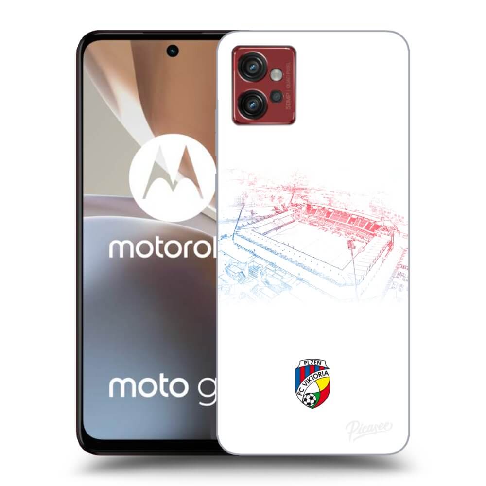 Picasee silikonový průhledný obal pro Motorola Moto G32 - FC Viktoria Plzeň C