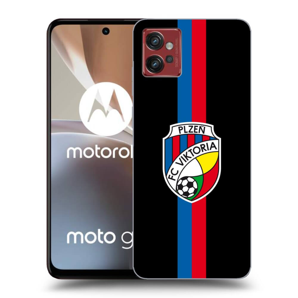 Picasee silikonový černý obal pro Motorola Moto G32 - FC Viktoria Plzeň H