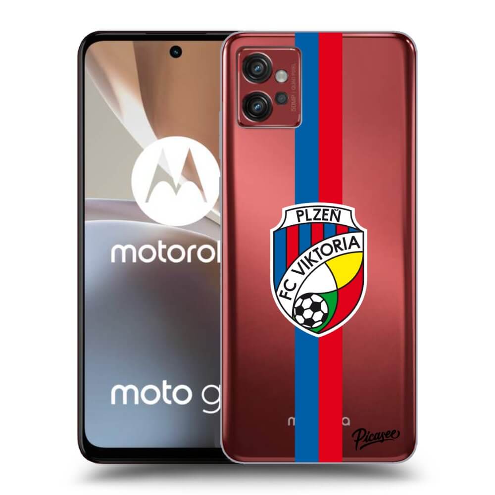 Picasee silikonový průhledný obal pro Motorola Moto G32 - FC Viktoria Plzeň H