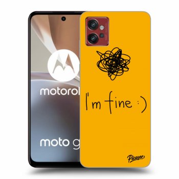 Picasee silikonový průhledný obal pro Motorola Moto G32 - I am fine