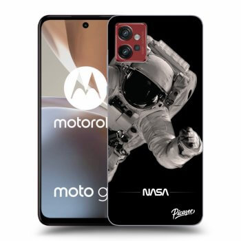 Picasee silikonový černý obal pro Motorola Moto G32 - Astronaut Big