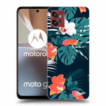 Picasee silikonový průhledný obal pro Motorola Moto G32 - Monstera Color