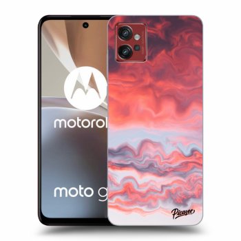Picasee silikonový černý obal pro Motorola Moto G32 - Sunset