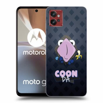 Picasee silikonový černý obal pro Motorola Moto G32 - COONDA chlupatka - tmavá