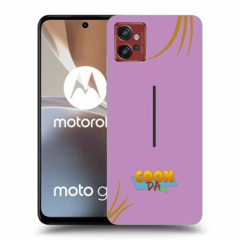 Picasee silikonový průhledný obal pro Motorola Moto G32 - COONDA růžovka