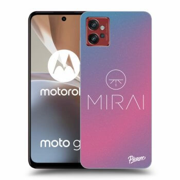 Picasee silikonový černý obal pro Motorola Moto G32 - Mirai - Logo